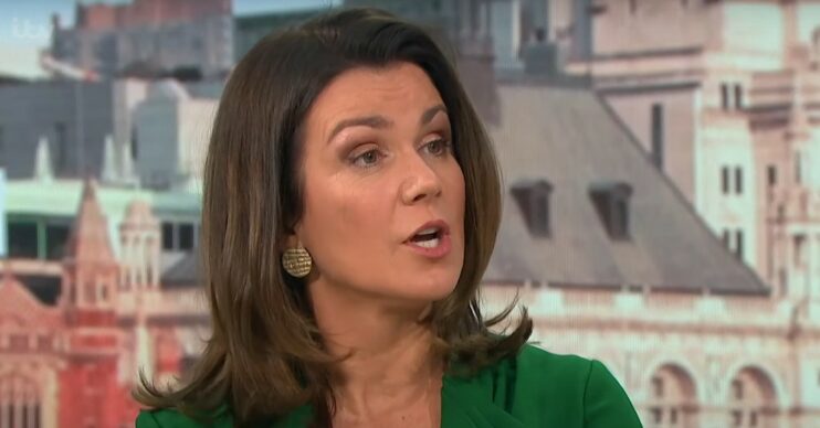 Susanna Reid speaking on Good Morning Britain
