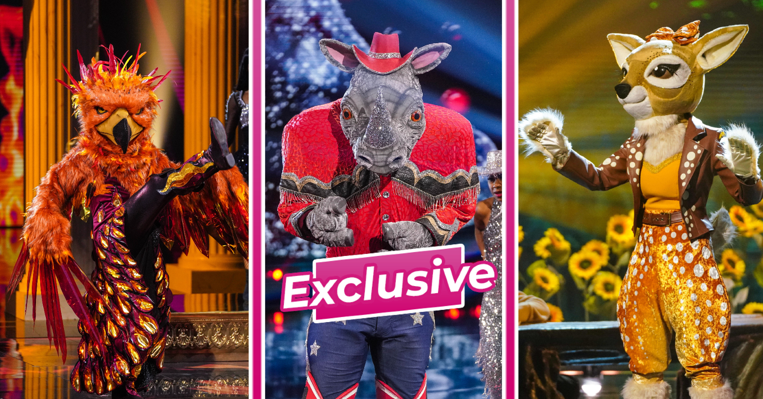 Phoenix, Rhino and Fawn in The Masked Singer 2023