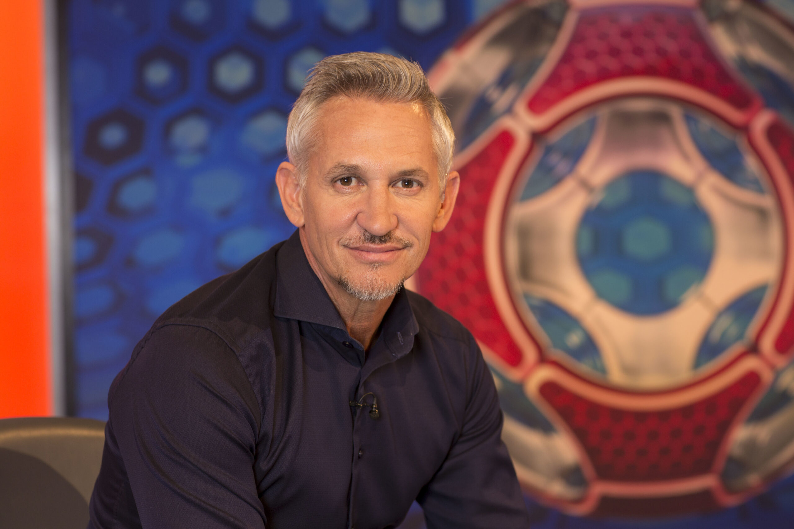 Gary Lineker smiles on Match of the Day