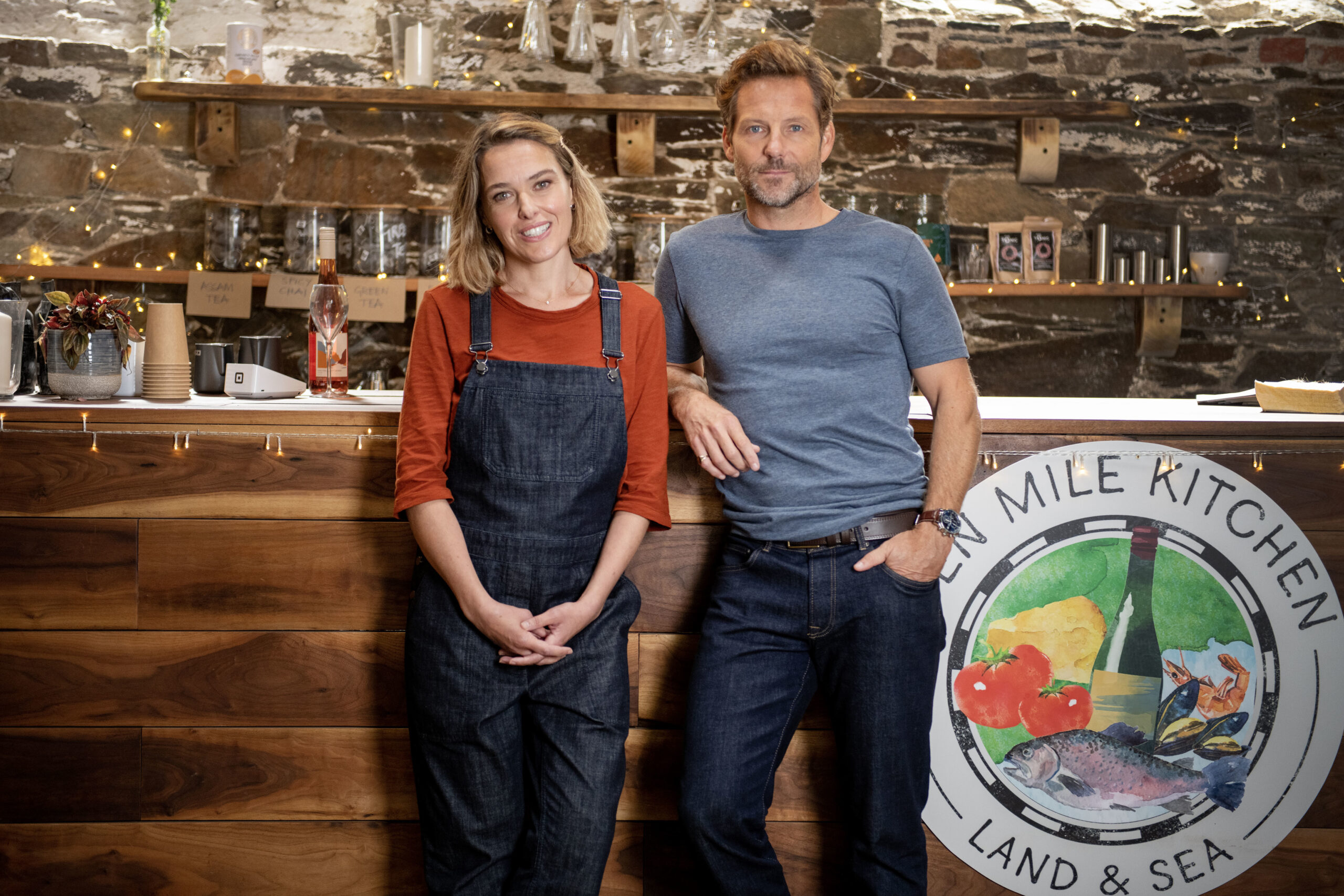 Martha and Archie in Beyond Paradise on BBC One