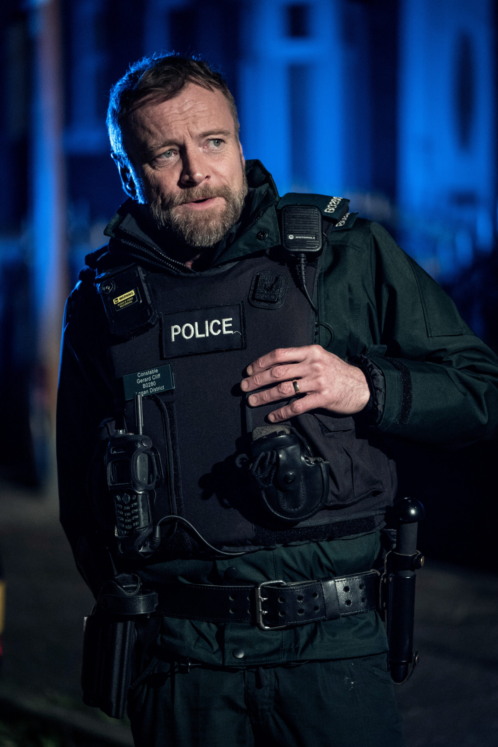 Richard Dormer stars as Gerry Cliff in Blue Lights