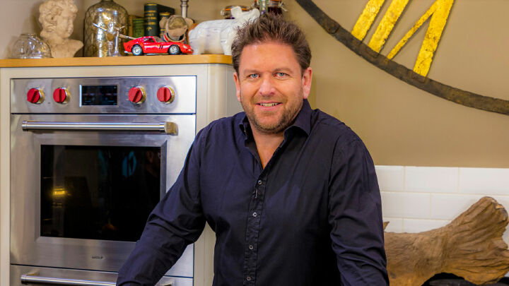 James Martin smiles on Saturday Morning
