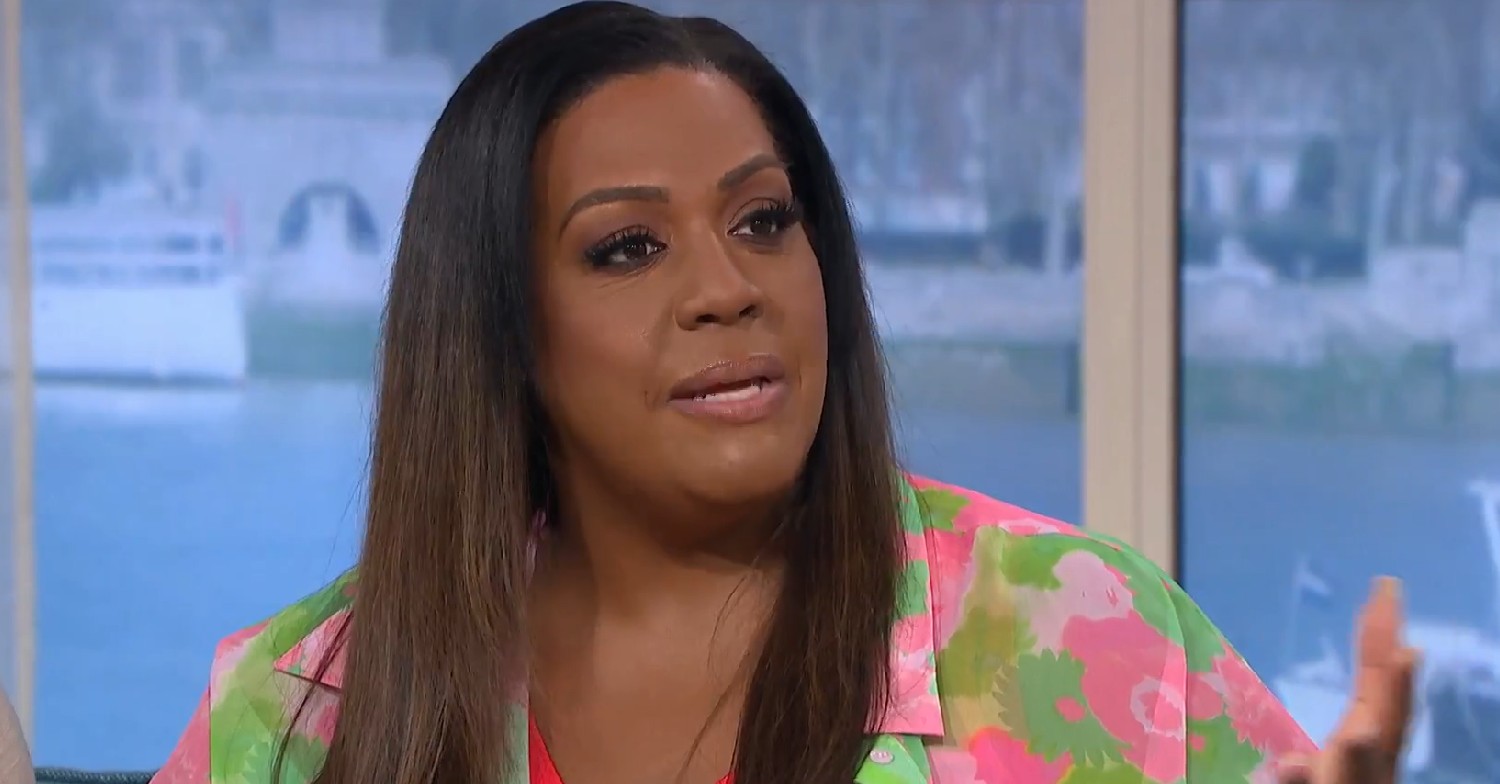 Alison Hammond talking on This Morning 
