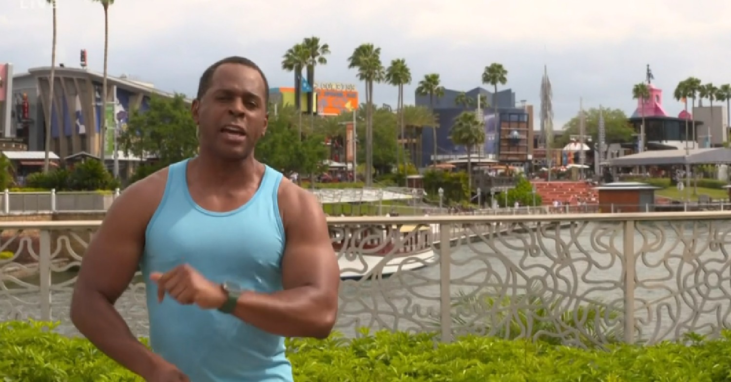 Andi Peters talking on Saturday Night Takeaway