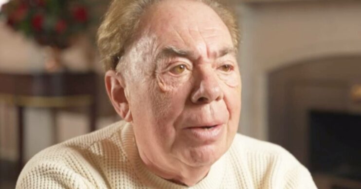 Andrew Lloyd Webber is interviewed on camera