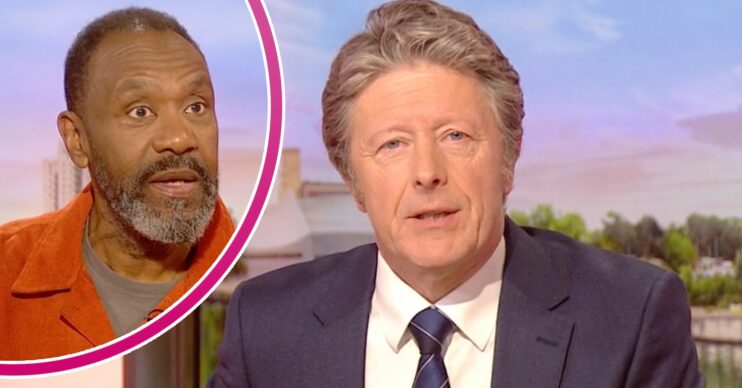 Sir Lenny Henry appears on BBC Breakfast today, co-hosted by Charlie Stayt