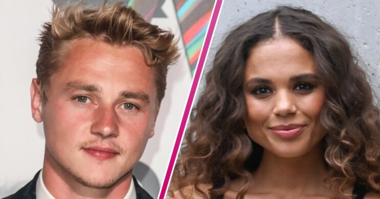 EASTENDERS STARS BEN HARDY AND JESSICA PLUMMER SMILING AT EVENTS