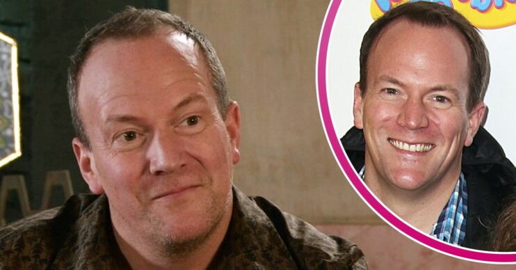Ben Hull as Owen in Coronation Street and on the red carpet comp image