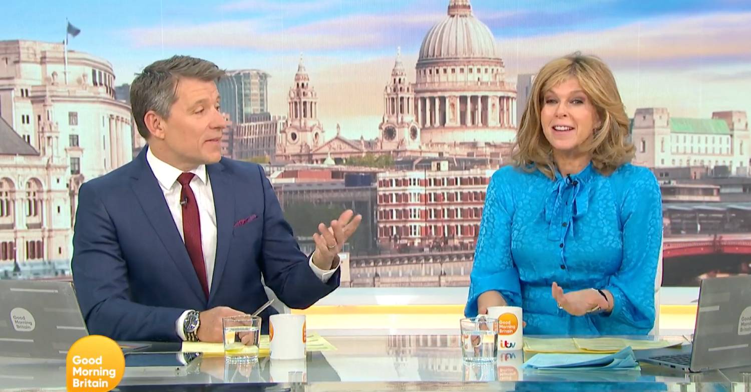 Ben Shephard makes his point and Kate Garraway looks forward on GMB today
