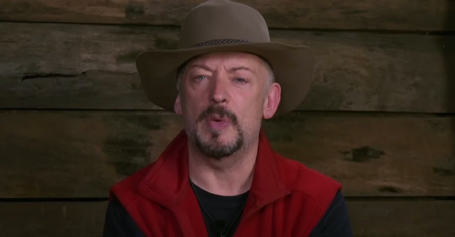 Boy George speaking in Bush Telegraph on I'm A Celebrity
