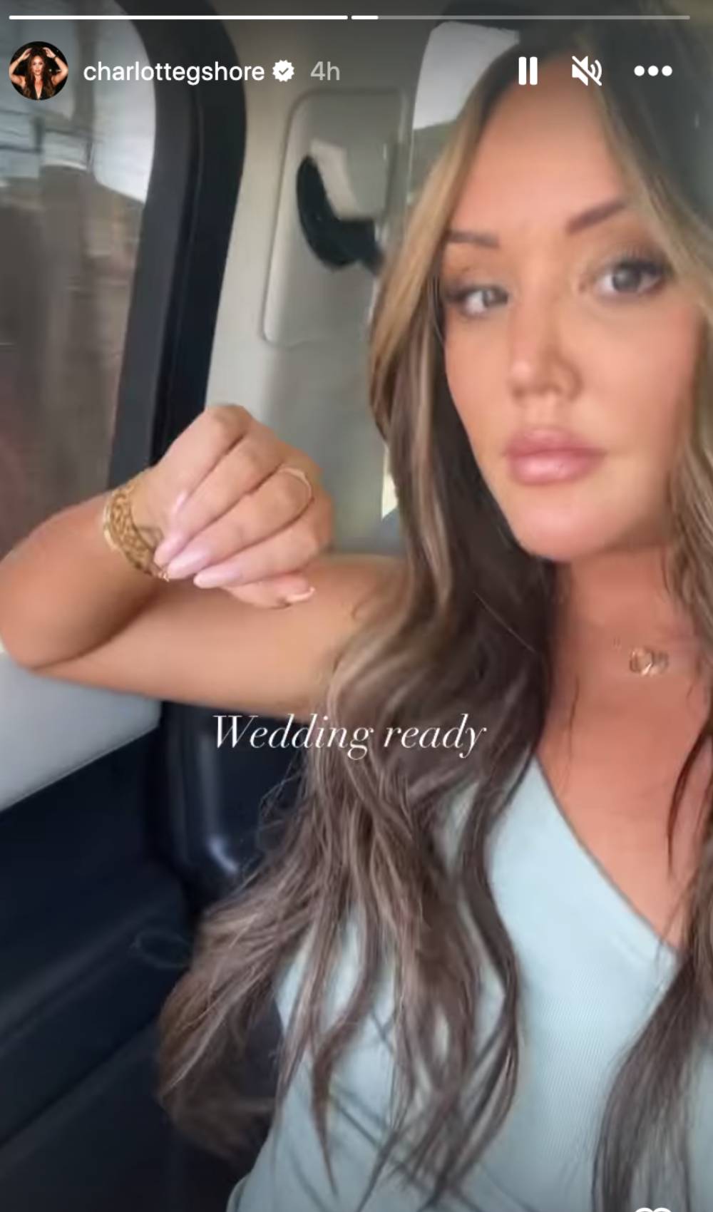 Charlotte Crosby poses on Instagram