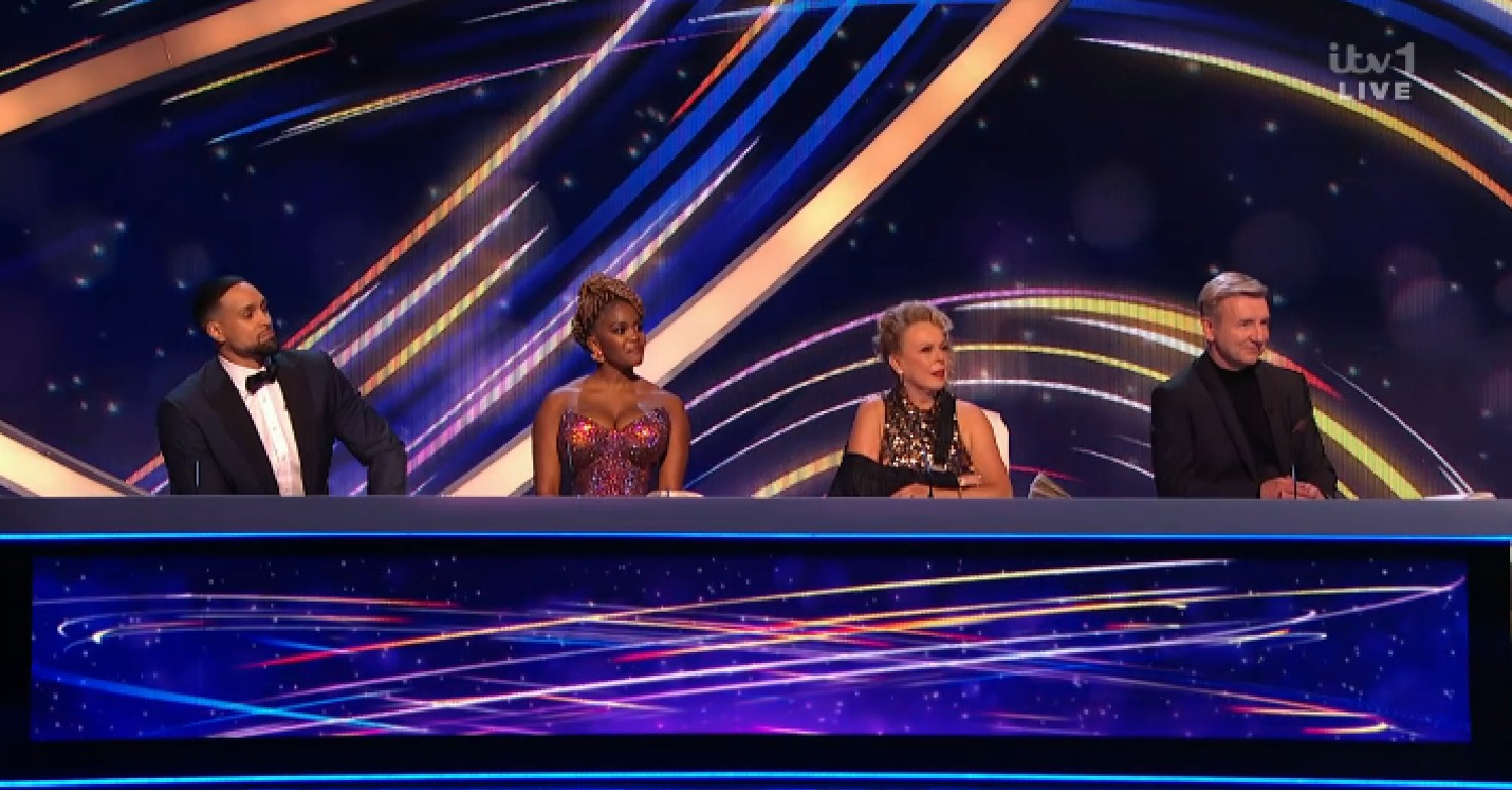 Dancing On Ice judges during the final