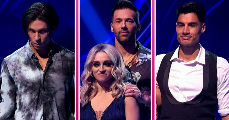 Three Dancing On Ice stars in the skate off