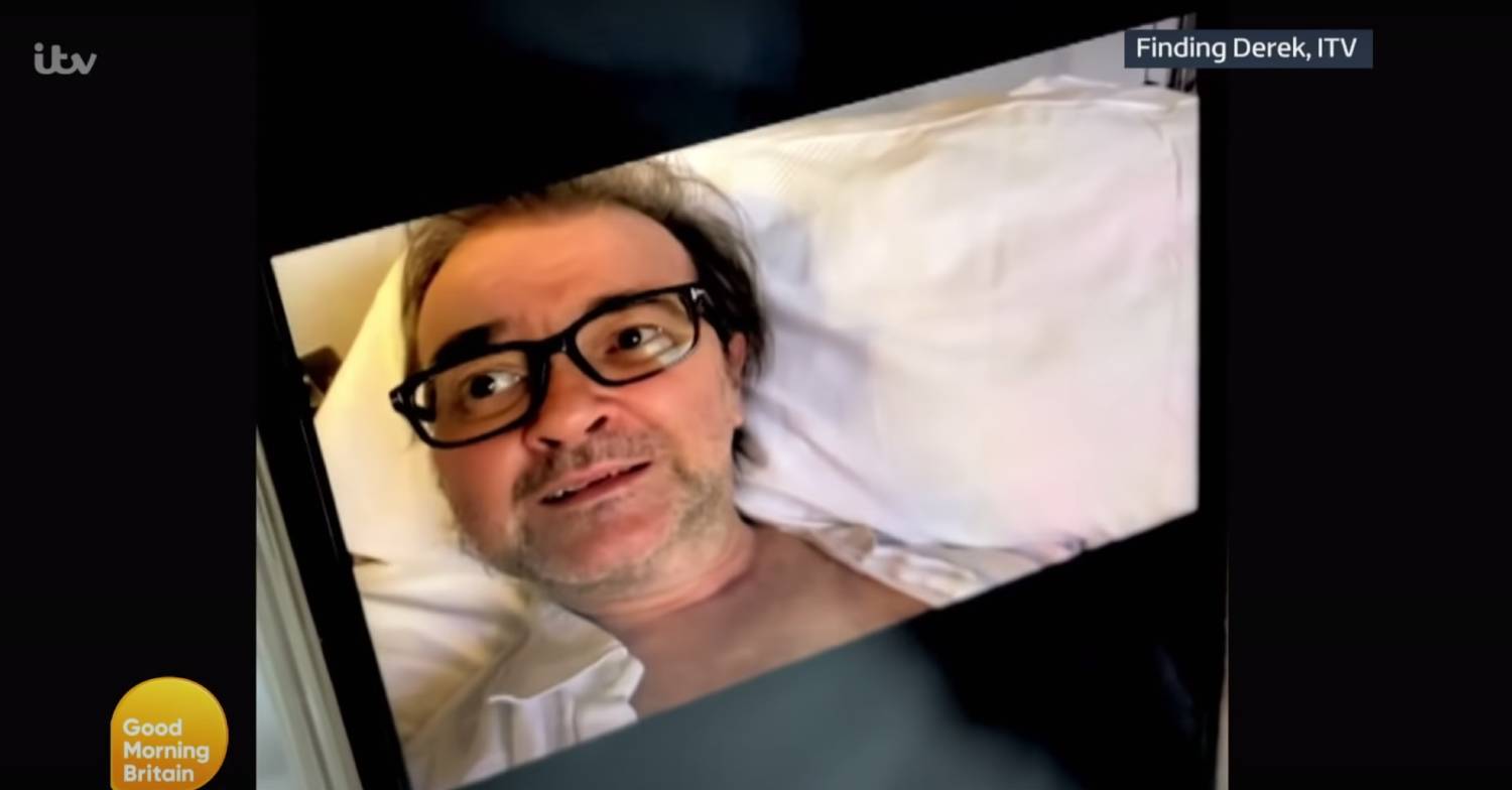 Derek Draper in bed