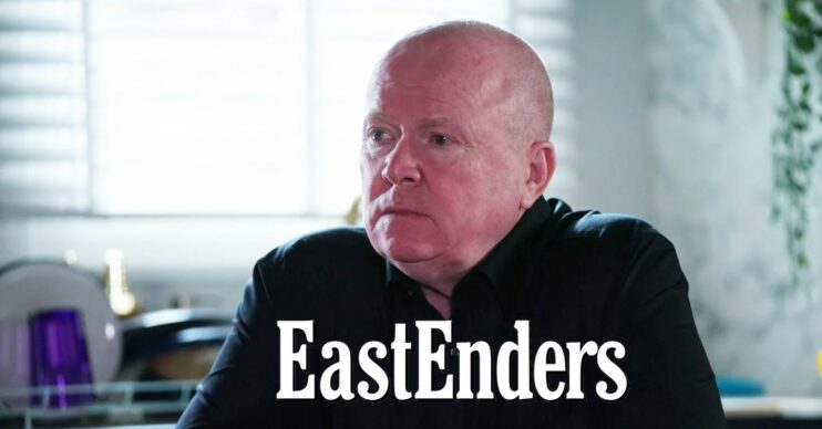 EastEnders' Phil Mitchell and show logo comp image