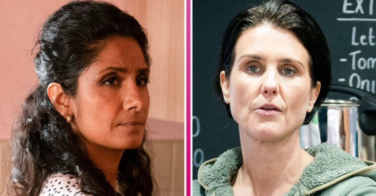 EastEnders' Suki and Eve are in deep thought