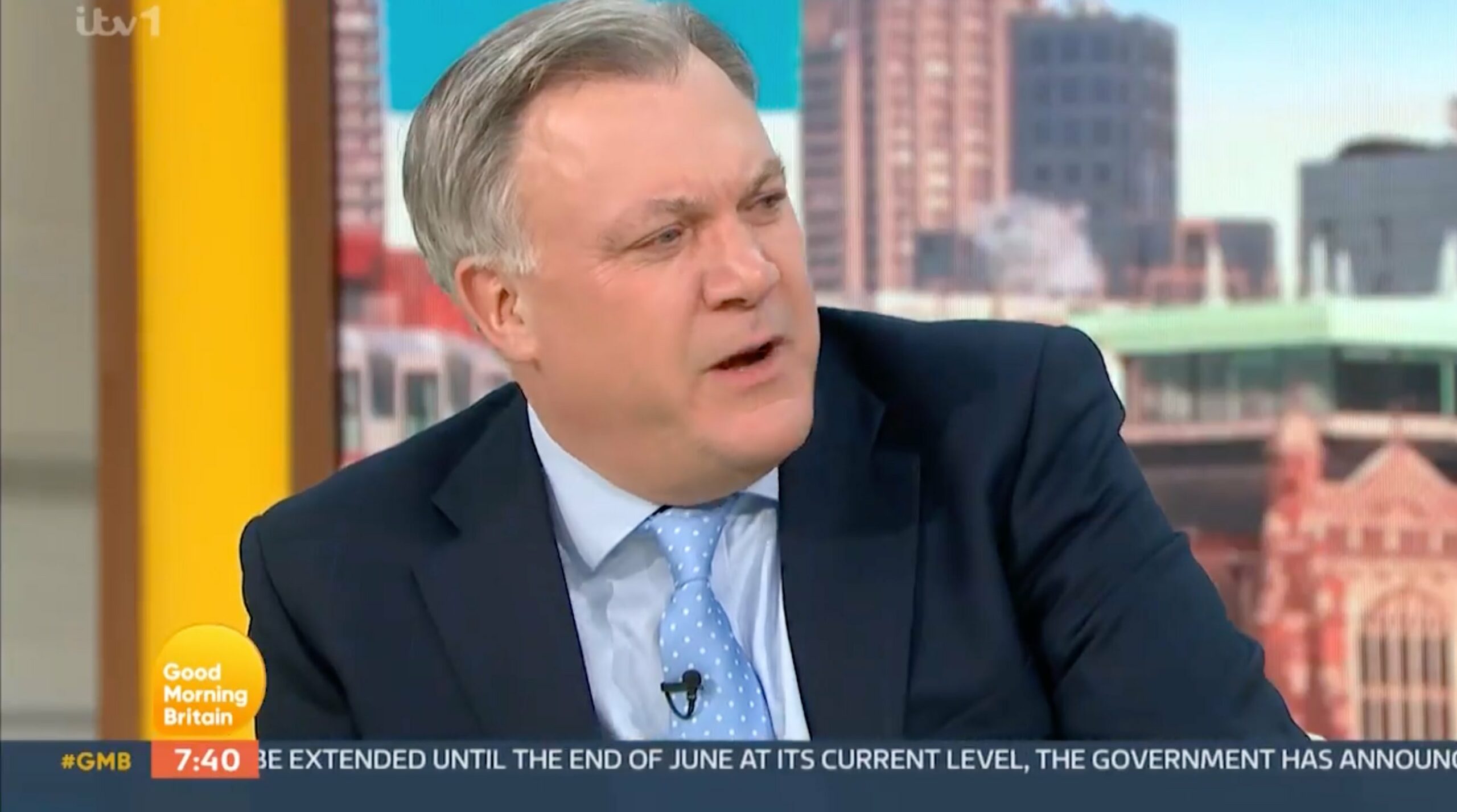 Ed Balls talking on GMB