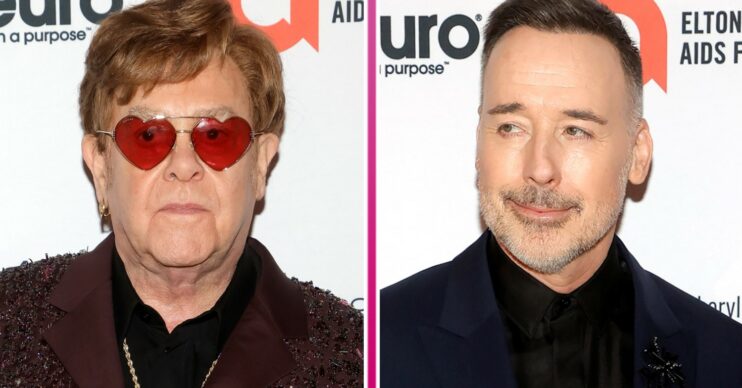 Elton John and husband David at event