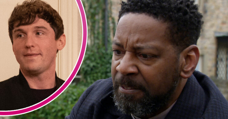 Emmerdale's Charles is looking sinister and, in a bubble, Alex is smirking