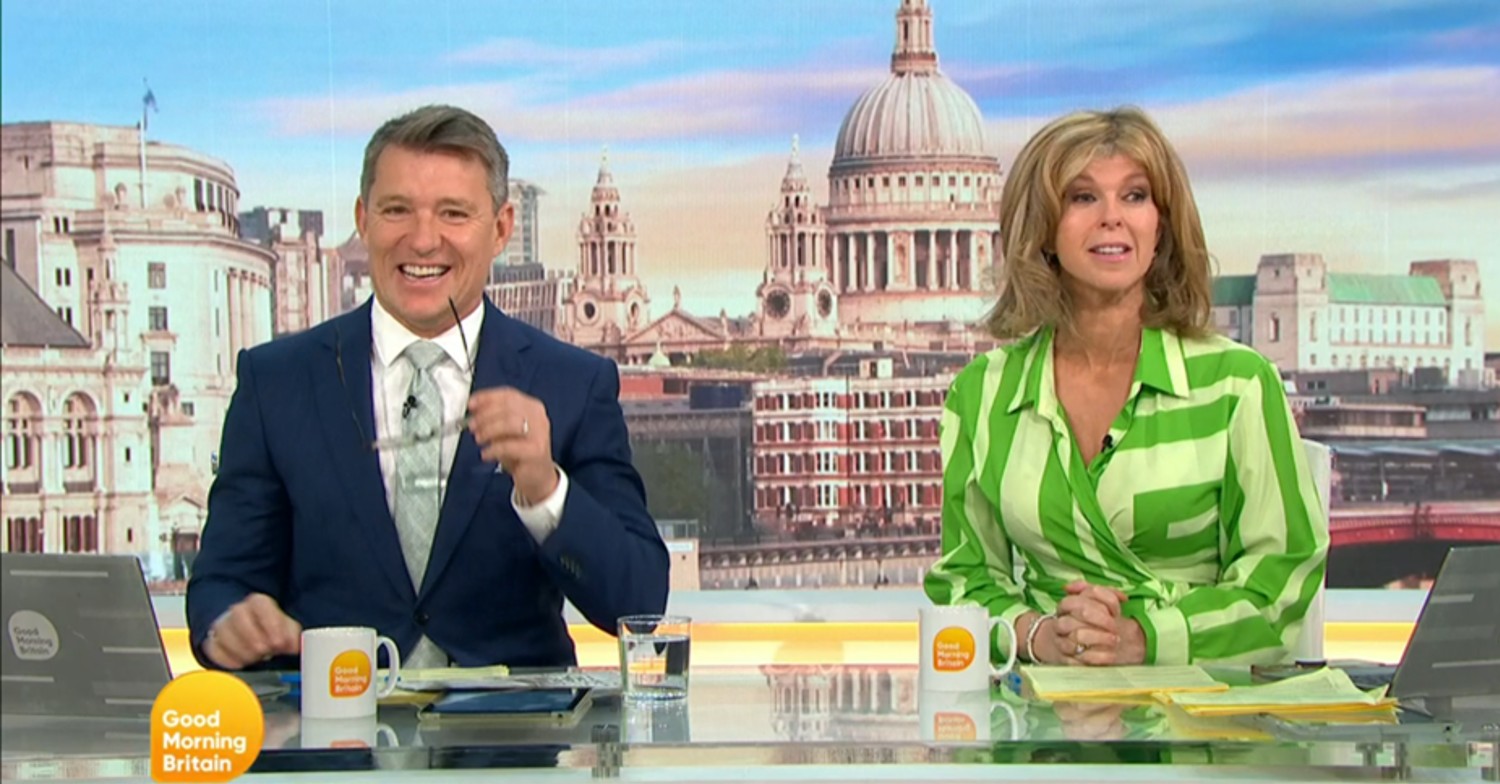 Ben Shephard and Kate Garraway on GMB today