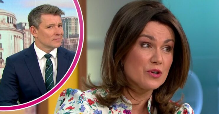 Ben Shephard looks doubtful, Susanna Reid looks perturbed on GMB today