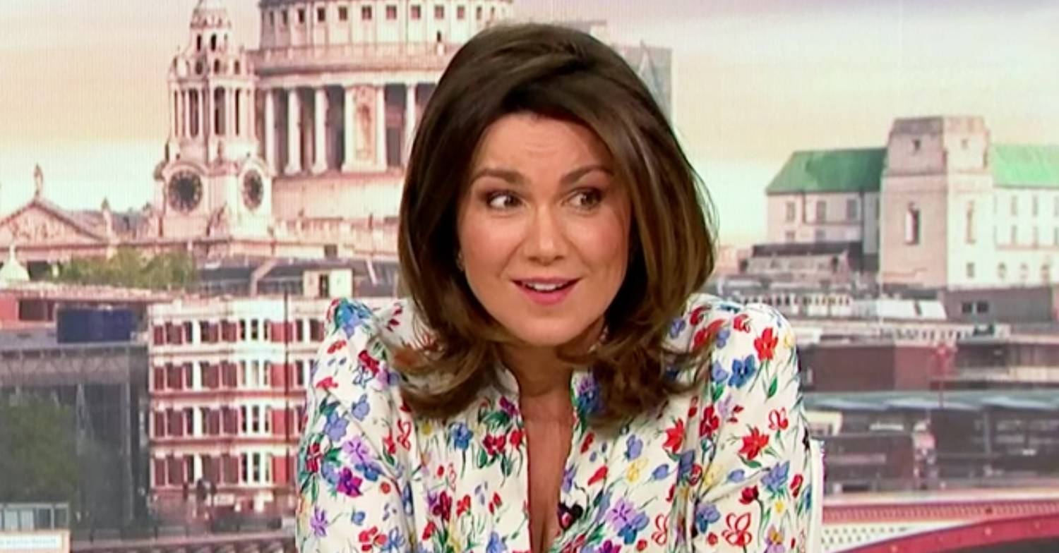 Susanna Reid looks baffled on GMB today