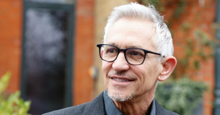 Gary Lineker smiles