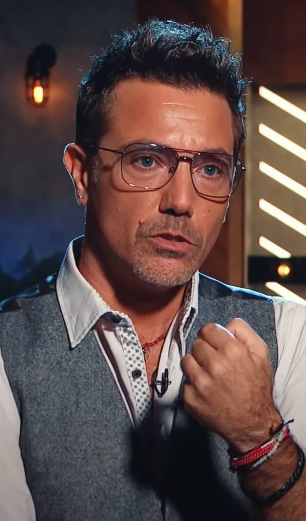 Gino D'Acampo looks determined