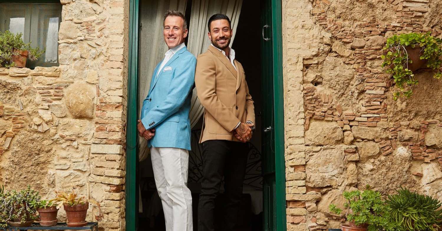 Giovanni Pernice and Anton Du Beke on travel show