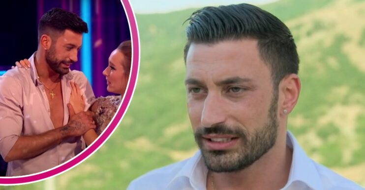 Giovanni Pernice celebrates his Strictly win, and speaks to a camera crew