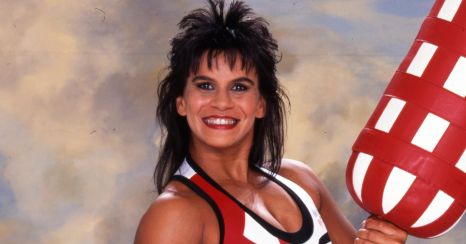 Gladiators star Falcon on the show