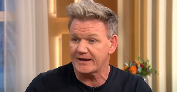 Gordon Ramsay speaking on ITV This Morning