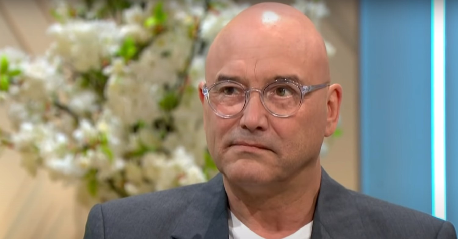 Gregg Wallace looking serious on Lorraine