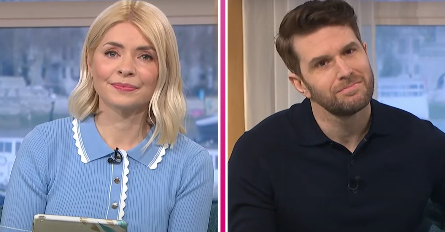 Holly Willoughby and Joel Dommett hosting This Morning