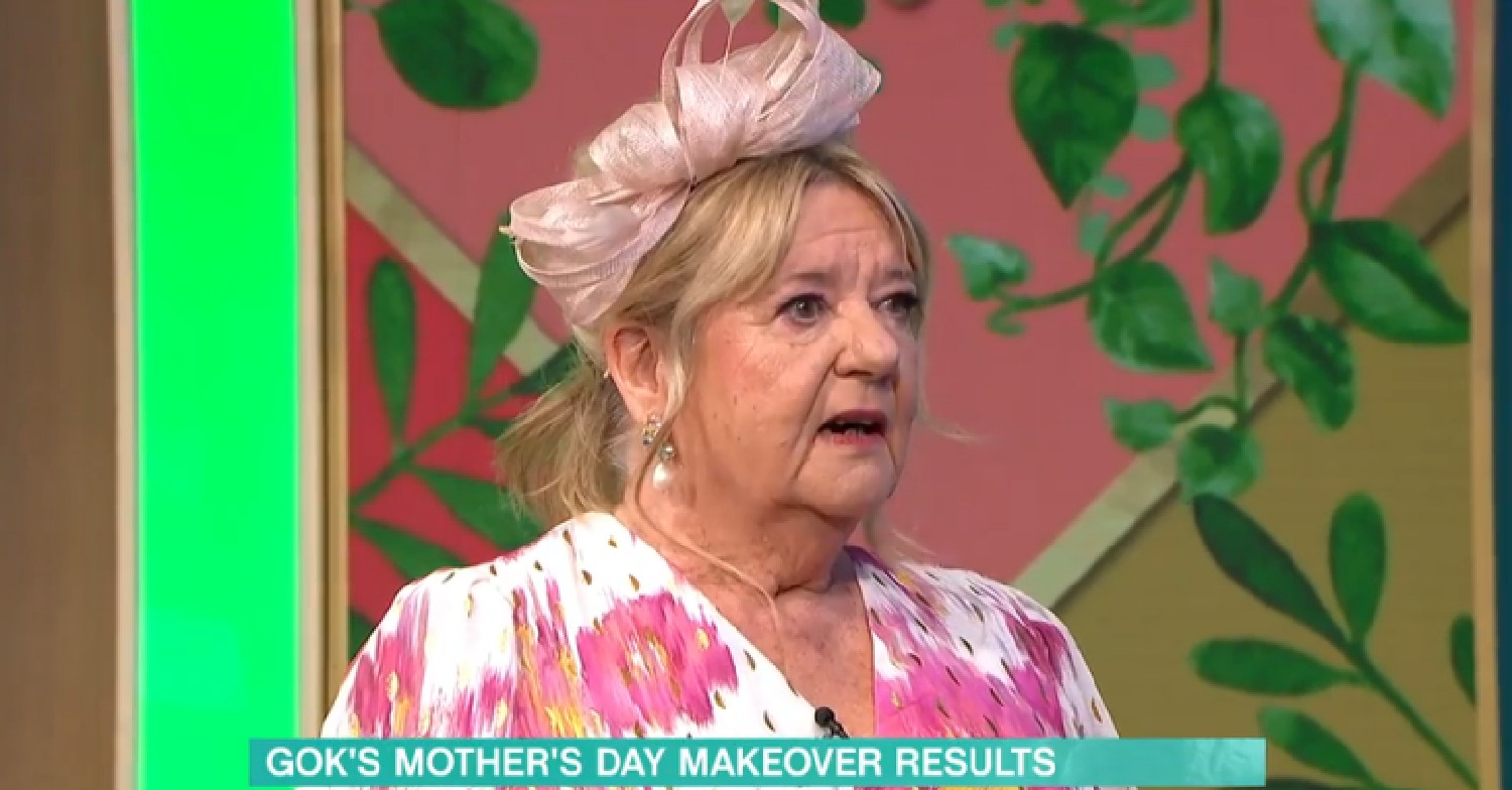 Jackie looking shocked on This Morning today