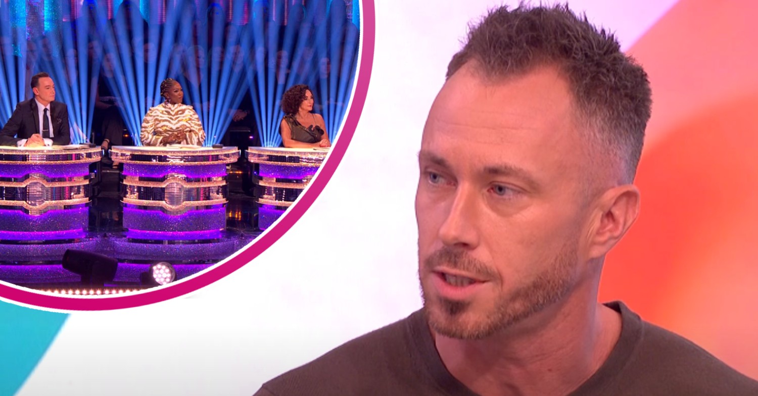 Strictly judges, James Jordan speaking on Loose Women