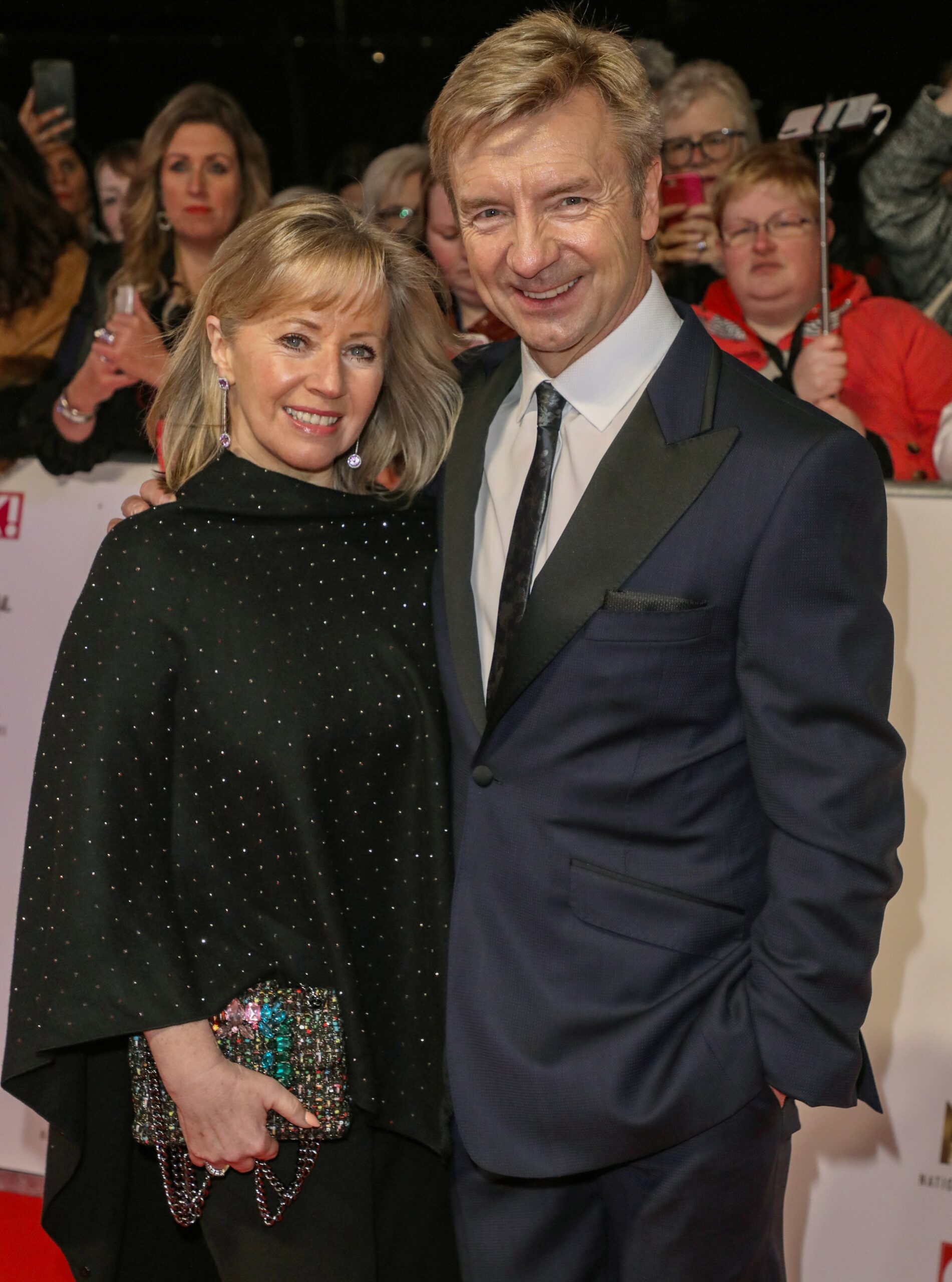 Dancing On Ice stars Karen Barber and Christopher Dean at the NTAs
