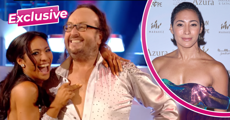 Karen Hauer and Dave Myers together on Strictly