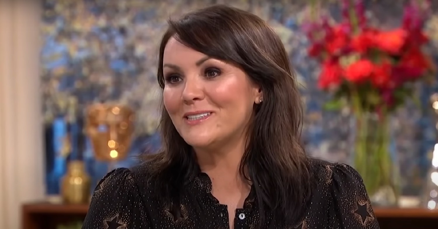 Martine McCutcheon smiling on This Morning