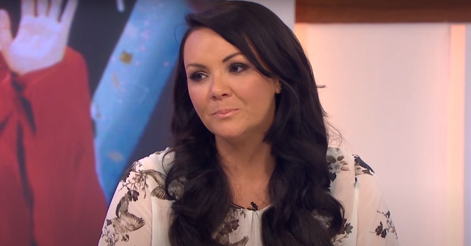 Martine McCutcheon looking serious on Loose Women