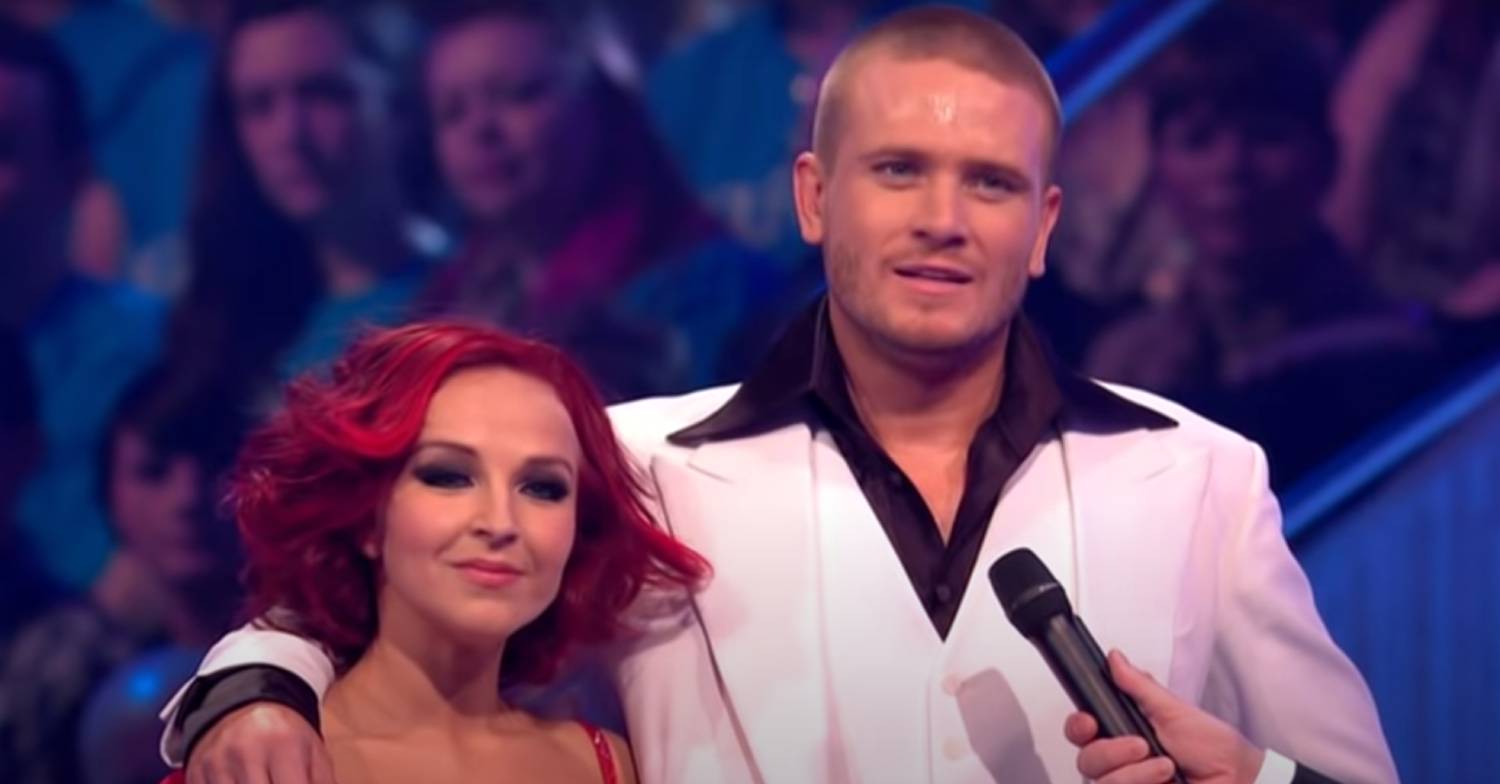 Martthew Wolfenden looks concerned on Dancing On Ice