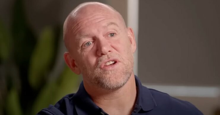 Mike Tindall talking during podcast interview