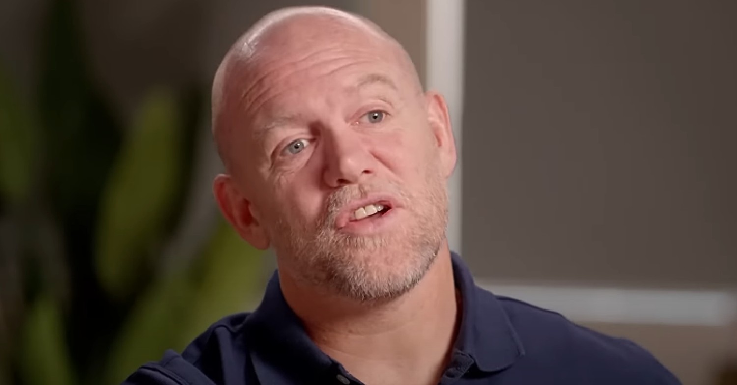 Mike Tindall talking during podcast interview