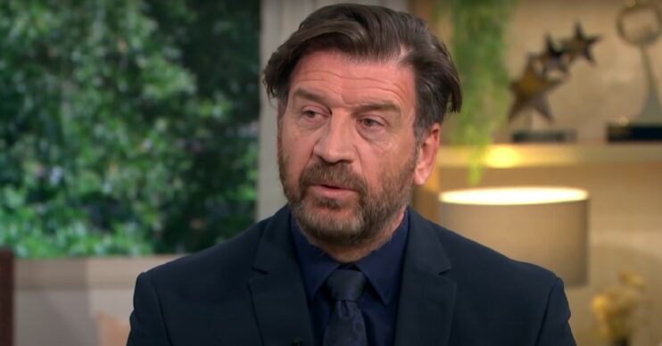Nick Knowles talking on This Morning