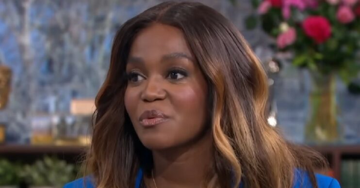 Comic Relief star Oti Mabuse speaking on This Morning