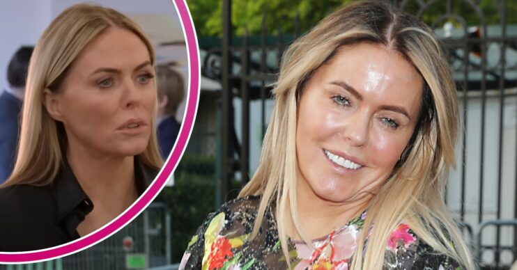 Patsy Kensit in EastEnders, and her smiling at event