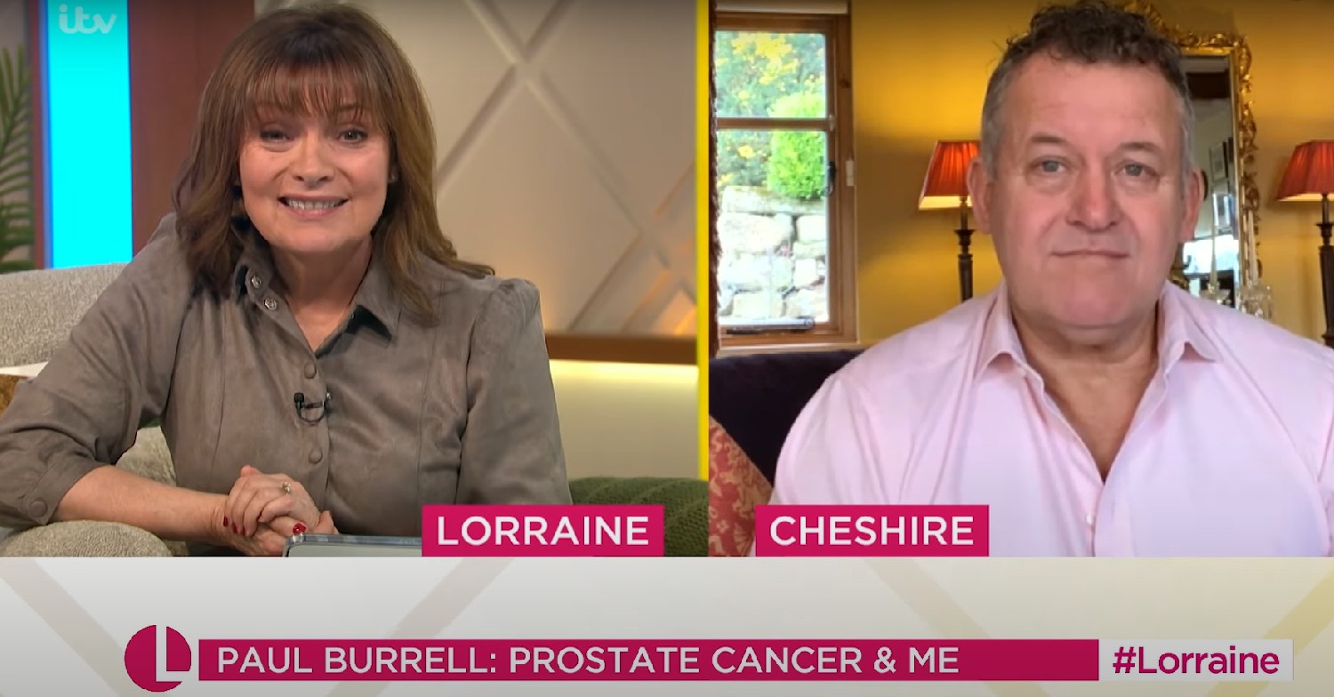 Paul Burrell speaking with Lorraine