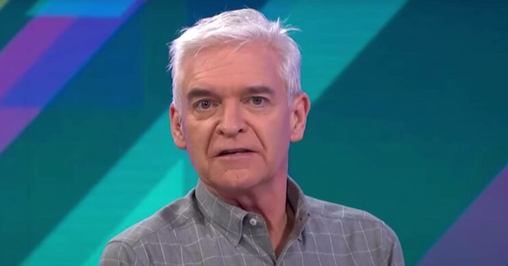 Phillip Schofield speaks to camera