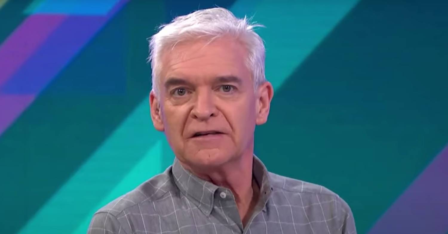 Phillip Schofield speaks to camera