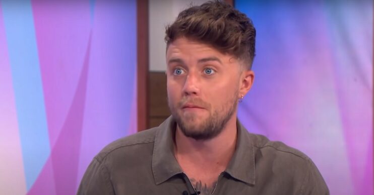 Roman Kemp looking shocked on Loose Women